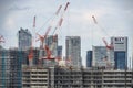 Harumi pier of construction landscape (Olympic Village)