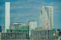 Harumi pier of construction landscape (Olympic Village)