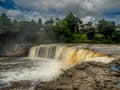 Haruru Falls in Motion Royalty Free Stock Photo