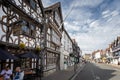 Harvard House - an historic tudor timber framed building owned by the founder of Harvard University - in Stratford upon Avon, Warw Royalty Free Stock Photo