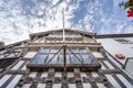 Harvard House - an historic tudor timber framed building owned by the founder of Harvard University - in Stratford upon Avon, Warw Royalty Free Stock Photo