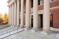 Harvard Library Entrance Columns Doors