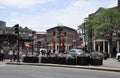 Cambridge MA, 30th june: Harvard Square from Cambridge downtown in Massachusettes State of USA Royalty Free Stock Photo