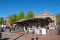 Harvard Square in Cambridge, Massachusetts, USA Royalty Free Stock Photo