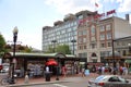 Harvard Square in Harvard University, Boston Royalty Free Stock Photo