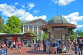 Harvard Square in Harvard University, Boston, USA