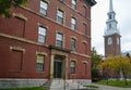 The Harvard University building in Cambridge, Massachusetts, USA Royalty Free Stock Photo