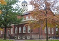 The Harvard University building in Cambridge, Massachusetts, USA Royalty Free Stock Photo