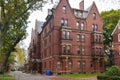 The Harvard University building in Cambridge, Massachusetts, USA Royalty Free Stock Photo