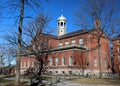 Harvard university building Royalty Free Stock Photo