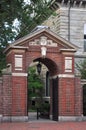 Harvard University Gate, Boston, USA Royalty Free Stock Photo