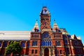 Harvard University historic building in Cambridge Royalty Free Stock Photo