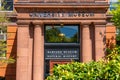 Harvard University Historic Building in Cambridge, Massachusetts Royalty Free Stock Photo