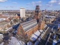 Harvard University in winter, Cambridge, MA, USA Royalty Free Stock Photo