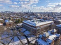 Harvard University in winter, Cambridge, MA, USA Royalty Free Stock Photo