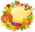 Harvest card Royalty Free Stock Photo