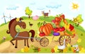 Harvest card Royalty Free Stock Photo