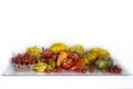 Harvest of ripe vegetables and fruits.Healthy food . Royalty Free Stock Photo