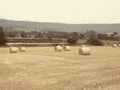 Harvest season, summer in England, Yorkshire, UK