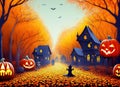 Harvest of Shadows: A Halloween Night in Tranquil Hollow