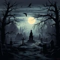 Harvest of Shadows: A Sinister Halloween Night in the Haunted Graveyard