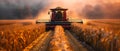Harvest Symphony: A Minimalist Ode to Agricultural Progress. Concept Agricultural Innovation,
