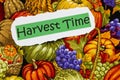 Harvest time autumn fall agriculture farm food thanksgiving season