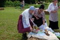 The harvest traditionally begins assembling villagers, singing and dancing and good food