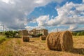 Harvested cornfield in the Provence