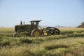 Harvesting Canola on a South African farm