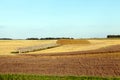 Harvesting cereal stack bales