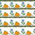 Harvesting seamless pattern