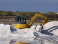 Harvesting Tavira salt.