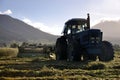 Harvesting triticale for silage