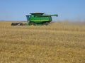 Harvesting wheat