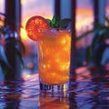 Harvey Wallbanger at a retro disco Royalty Free Stock Photo