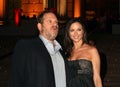 Harvey Weinstein and Georgina Chapman Royalty Free Stock Photo