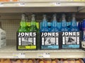 Harveys grocery store interior Jones 4 pack drinks Royalty Free Stock Photo
