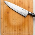 Has a rectangular shape with slightly rounded edges and visible knife Royalty Free Stock Photo
