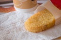 Hash brown and hot coffee for breakfast image Royalty Free Stock Photo