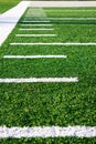 Hash marks Football Field Royalty Free Stock Photo