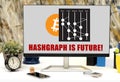 Hashgraph a New Cryptocurrency to be launched soon Royalty Free Stock Photo