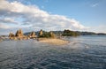 Hashigui-iwa Bridge Pillar Rocks at the Kushimoto. Wakayama prefecture. Honshu. Japan