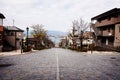 Hashiman zaka Slope at Motomachi, Hakodate Royalty Free Stock Photo