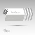 Hashtag banner abstract for a futuristic arrow vector