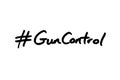 Hashtag Gun Control Royalty Free Stock Photo