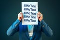 Hashtag MeToo conceptual image