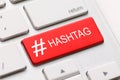 Hashtag post viral web network media tag business. Royalty Free Stock Photo