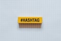 HASHTAG word concept