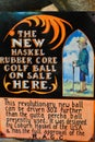 Haskel Rubber Core Golf Ball